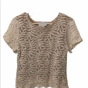 Hanky Panky Lace Short Sleeve Size LG